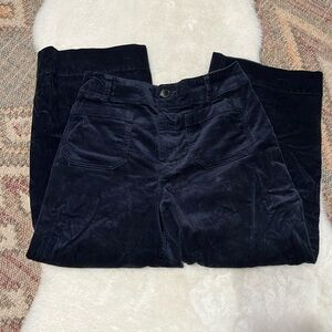 Anthropologie Blue Corduroy Pants